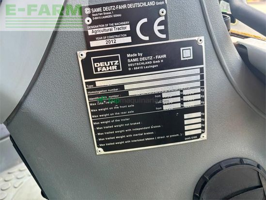 Tractor agrícola - Deutz-Fahr - ttv 420