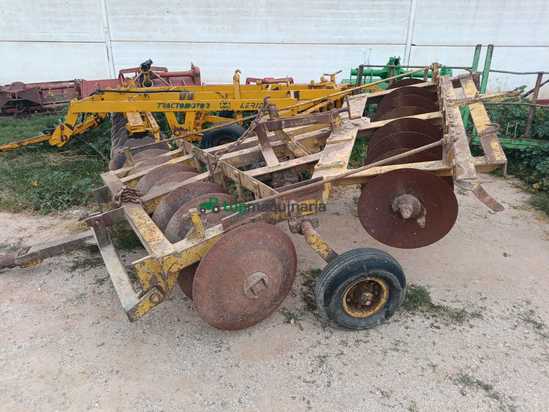 Grada de disco de 16 discos arrastraderas