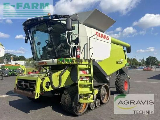 Cosechadora de Cereal - Claas - lexion 670 terra trac