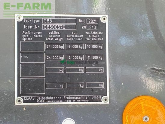 Cosechadora de Cereal - Claas - lexion 7500 tt