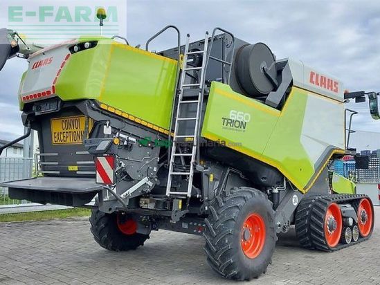 Cosechadora de Cereal - Claas - trion 660 terra trac