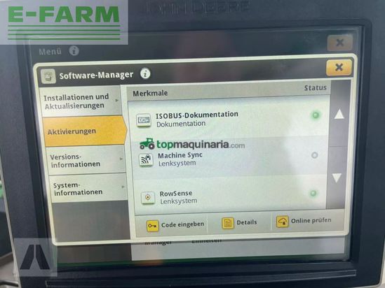 Tractor agrícola - John Deere - 6250r 6250 r mit neuen rädern