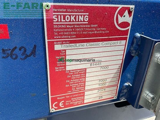 Remolqu esparcidor - Siloking - trailedline classic compact 8