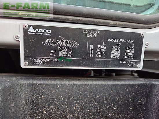 Tractor agrícola - Massey Ferguson - mf 8s.285 dyna-vt exclusive