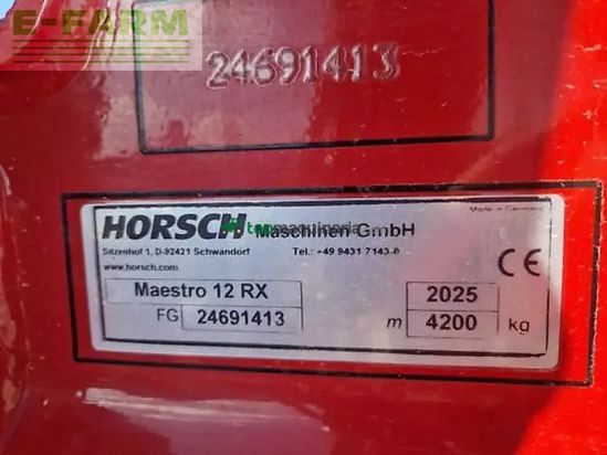 Sembradora monograno mecanica - Horsch - maestro 12rx