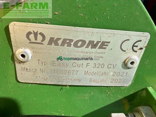 Cortacésped manual - Krone - easycut f320 cv