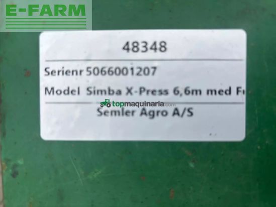 Grada rotativa - Simba - sima x-press 6,6m