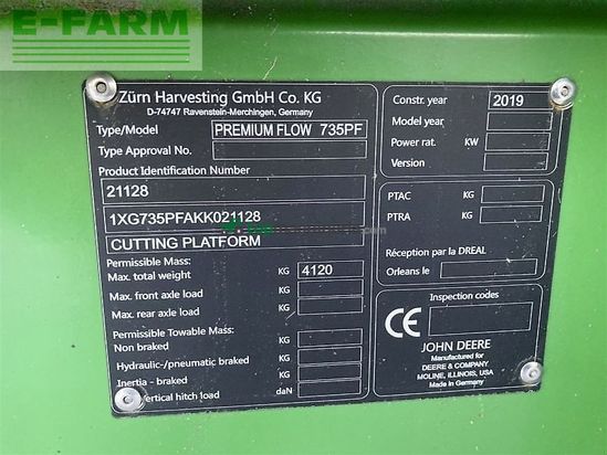 Cosechadora de Cereal - John Deere - t 670 i allrad 4 wd