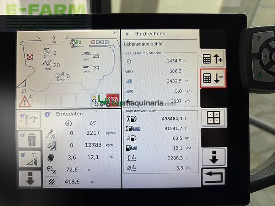 Cosechadora de Cereal - Massey Ferguson - mf ideal 8t