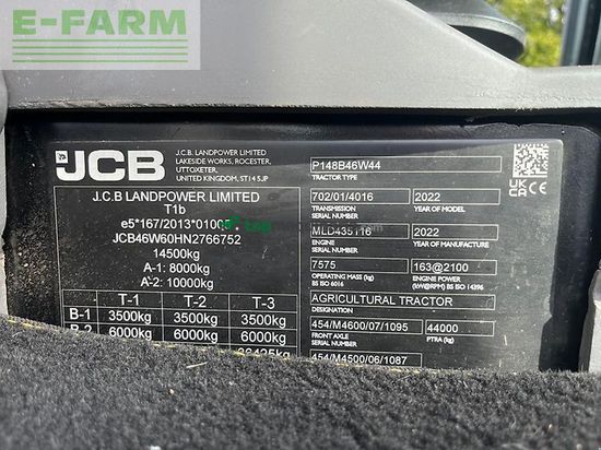 Tractor agrícola - JCB - 4220 fastrac