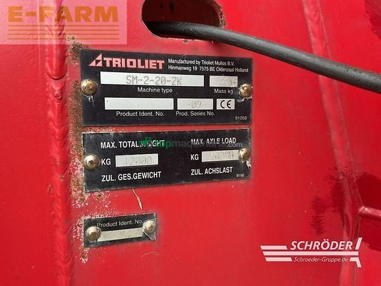 Remolqu esparcidor - Trioliet - solomix 2-2000 zk