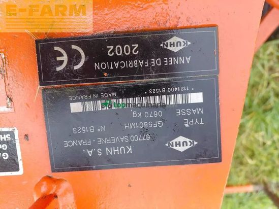 Henificador - Kuhn - gf 5801 mh