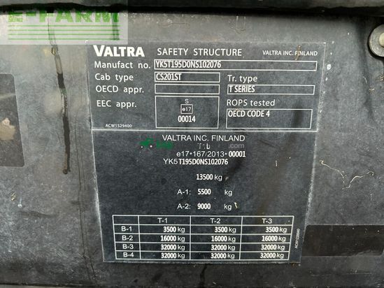 Tractor agrícola - Valtra - t195