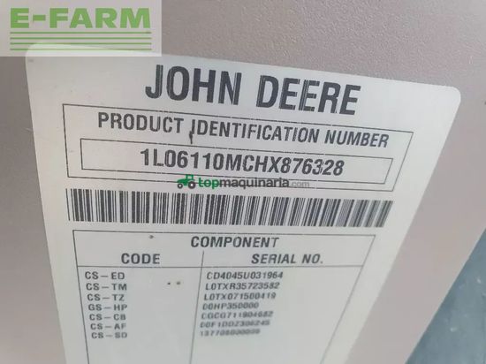 Tractor agrícola - John Deere - 6110m