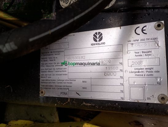 Cosechadora de Cereal - New Holland - CR980