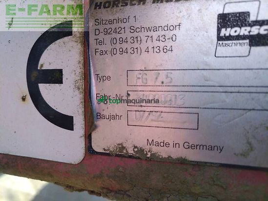 Cultivador - Horsch - fg terrano 7.5