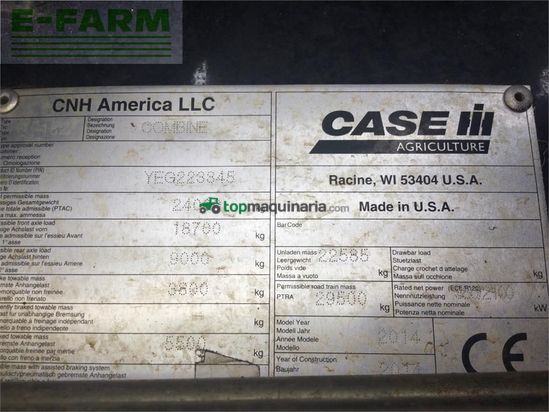 Cosechadora de Cereal - Case IH - axial-flow 8230