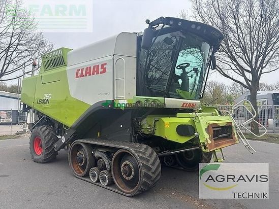 Cosechadora de Cereal - Claas - lexion 750 terra trac