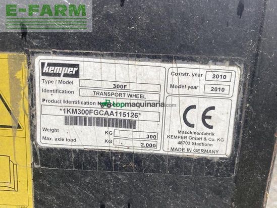 Cabezal - Kemper - mähvorsatz 375