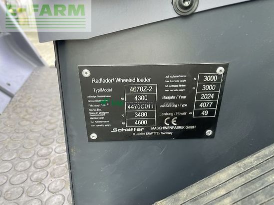 Minicargadora - Schaffer - 4670 z radlader