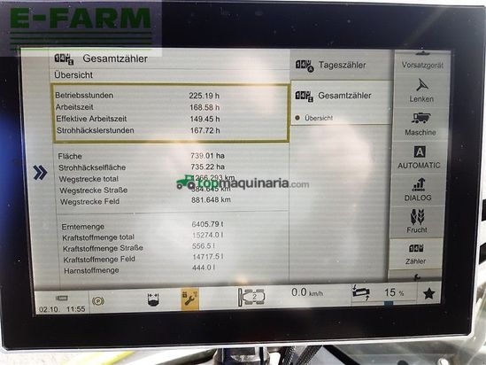 Cosechadora de Cereal - Claas - lexion 8700 terra trac