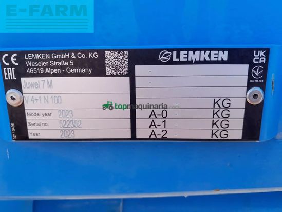 Arado - Lemken - juwel 7mv 4+1n100