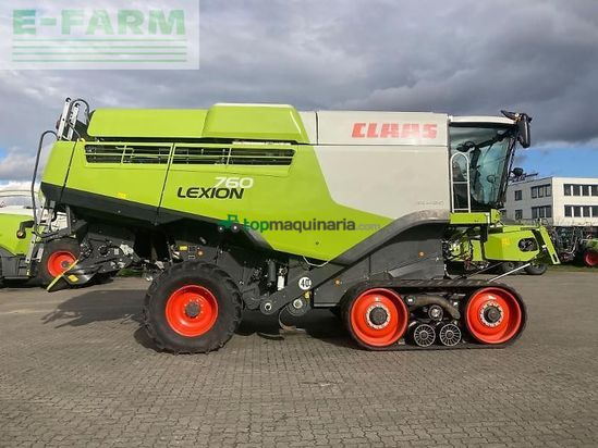 Cosechadora de Cereal - Claas - lexion 760 terra trac