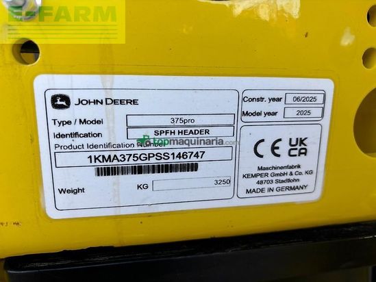 Cabezal - Kemper - 375 pro inkl. 300f fahrwerk