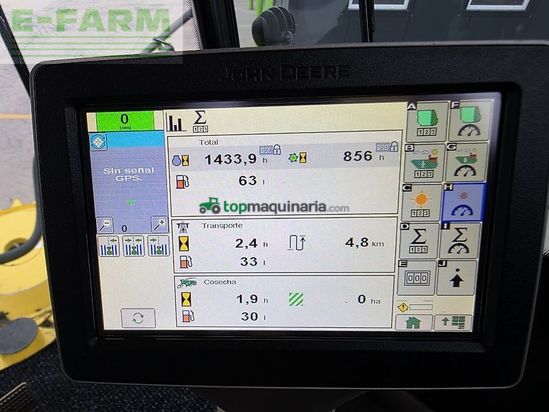 Cosechadora de Cereal - John Deere - 8400 mit kemper 460 plus