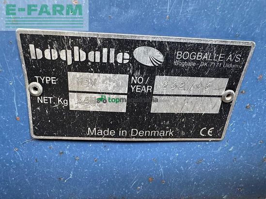Esparcidor - Bogballe - m3w, 3000 l