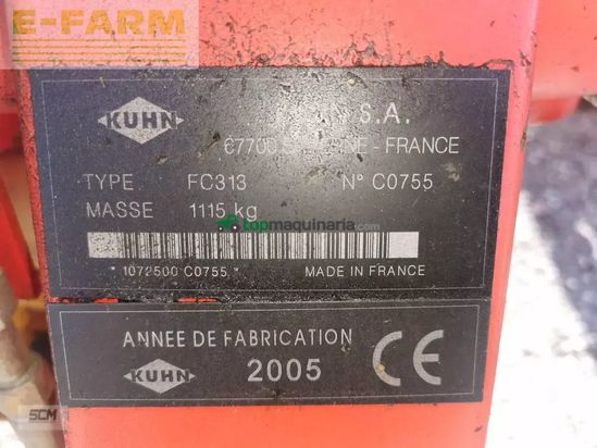 Cortacésped manual - Kuhn - fc 313