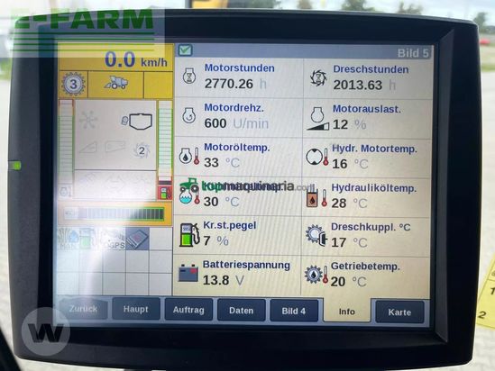 Cosechadora de Cereal - New Holland - cr 9090 scr