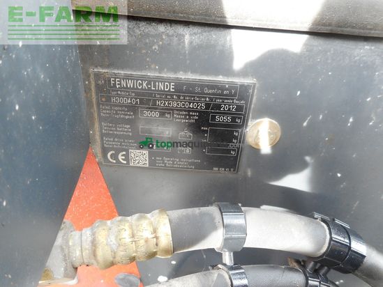 Elevadora - Linde - h30d-01 triplex 5,95m + ss + zv