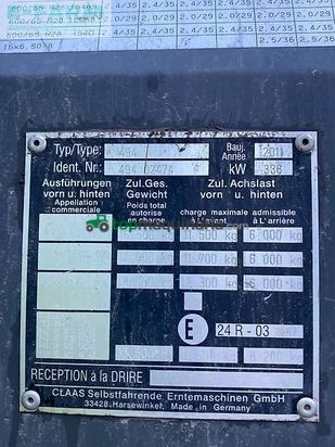 Cosechadora de Cereal - Claas - jaguar 940