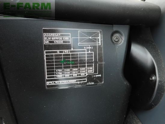 Elevadora - Still - rx70-35 triplex + ss + zv + kabine ( service neu