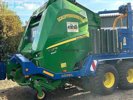 Empacadora gigant - John Deere - v461m mit göweil g5040