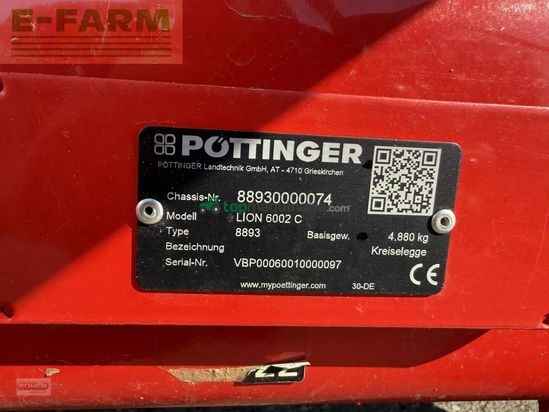 Grada rotativa - Pöttinger - lion 6002 c
