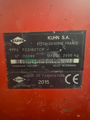 Segadora acondicionada - Kuhn - FC 3160 TCR