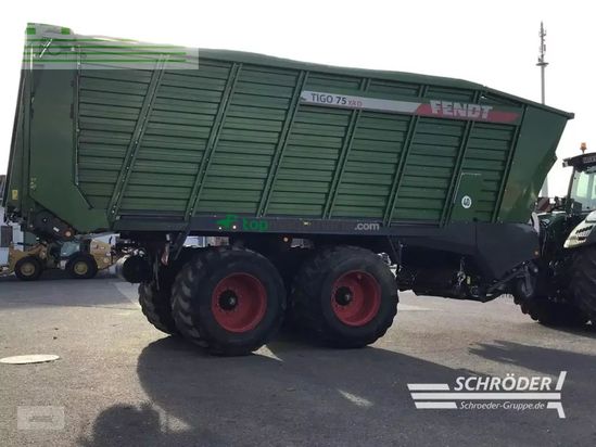 Remolqu agrícola - Fendt - tigo 75 xr