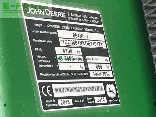 Empacadora gigant - John Deere - 864