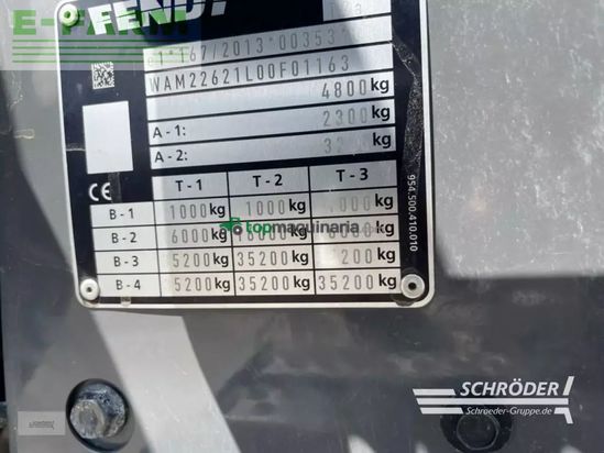 Tractor agrícola - Fendt - 209 f vario gen3 power