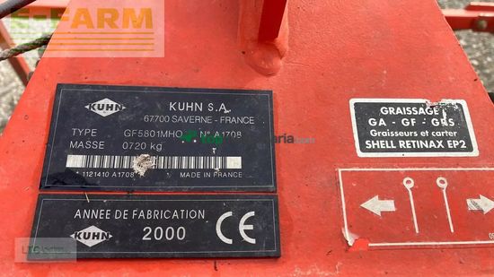 Henificador - Kuhn - gf 5801 mho