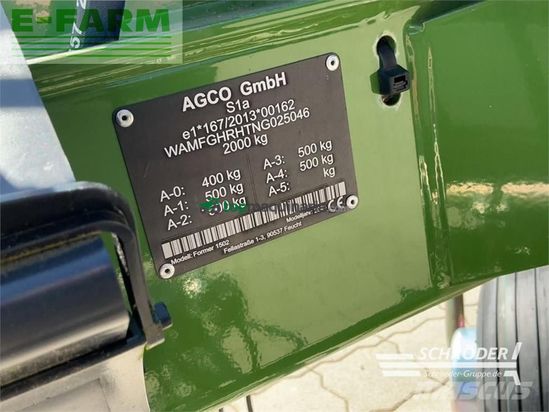 Rastrillo - Fendt - former 1502