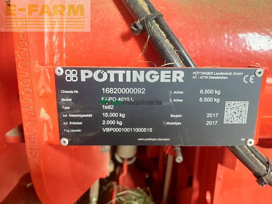 Cinta transportadora de forraje -  - pöttinger faro 4010