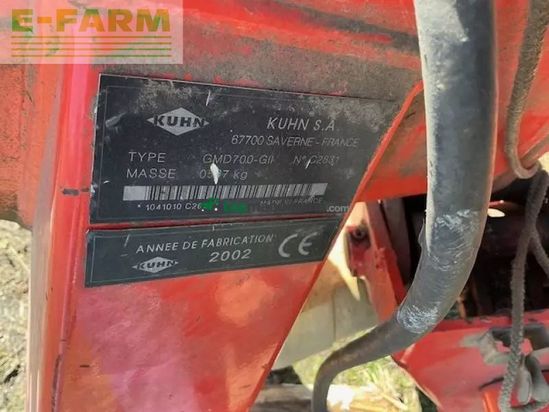 Cortacésped manual - Kuhn - gmd700gii