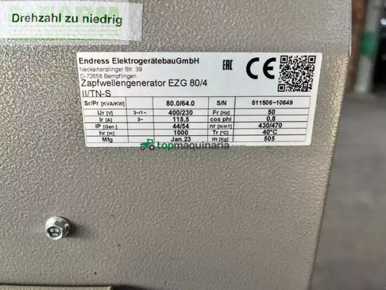 Grada rotativa - Endress - ezg 80/4 ii/tn-s