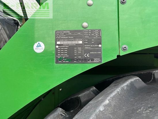 Cosechadora de Cereal - John Deere - 8700i prodrive 40km/h