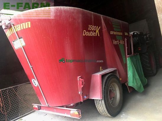 Remolqu esparcidor - Strautmann - doublek 1500