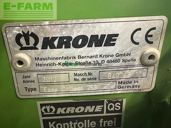 Cabezal - Krone - easy collect 753 10r