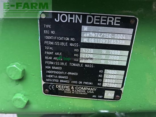 Tractor agrícola - John Deere - 6110